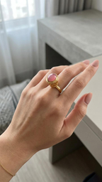 Basket-Set Ring (Rose)