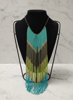 Beads Waterfall Tassel Necklace