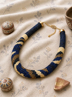 Abstract Beads Choker Necklace