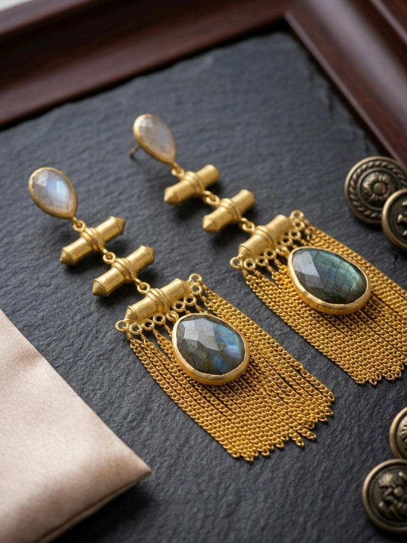 Tassel Chandelier Earrings