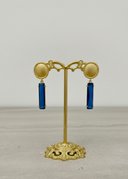 Sapphire Bar Earrings