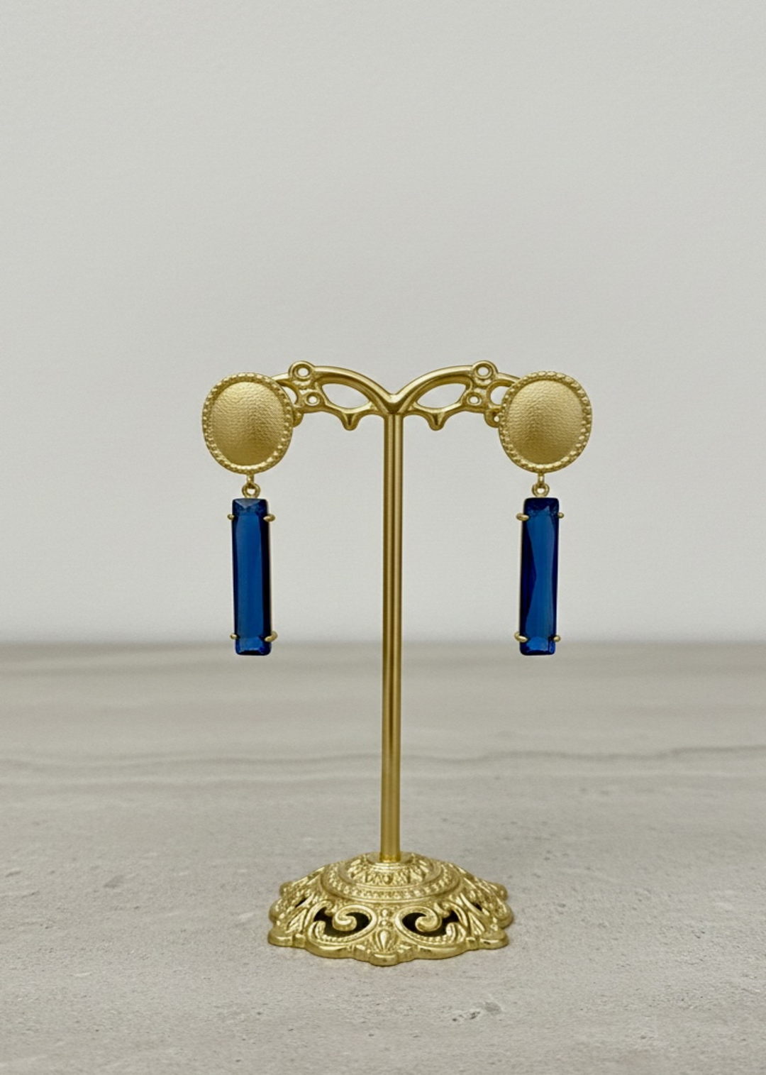 Sapphire Bar Earrings