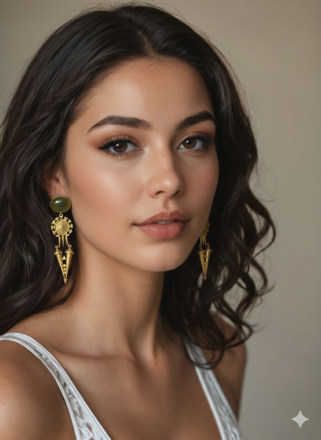 Tribal Cone Earrings