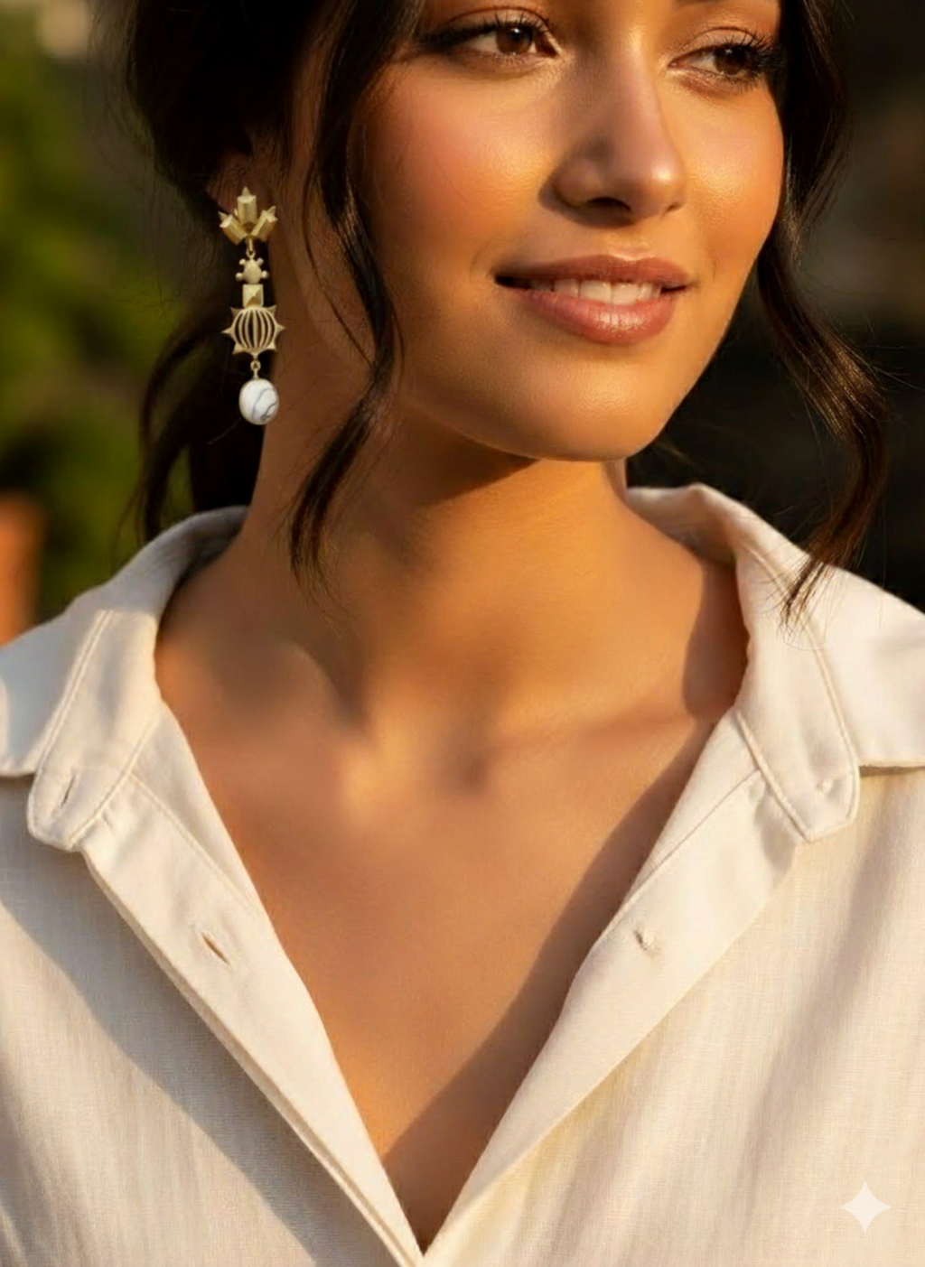 Marble Earrings