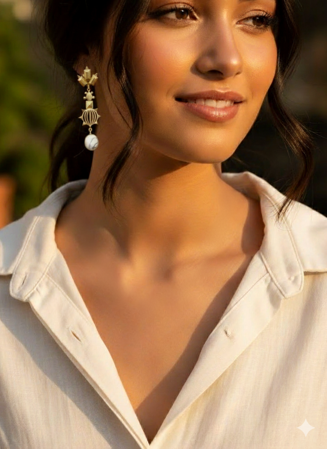 Marble Earrings