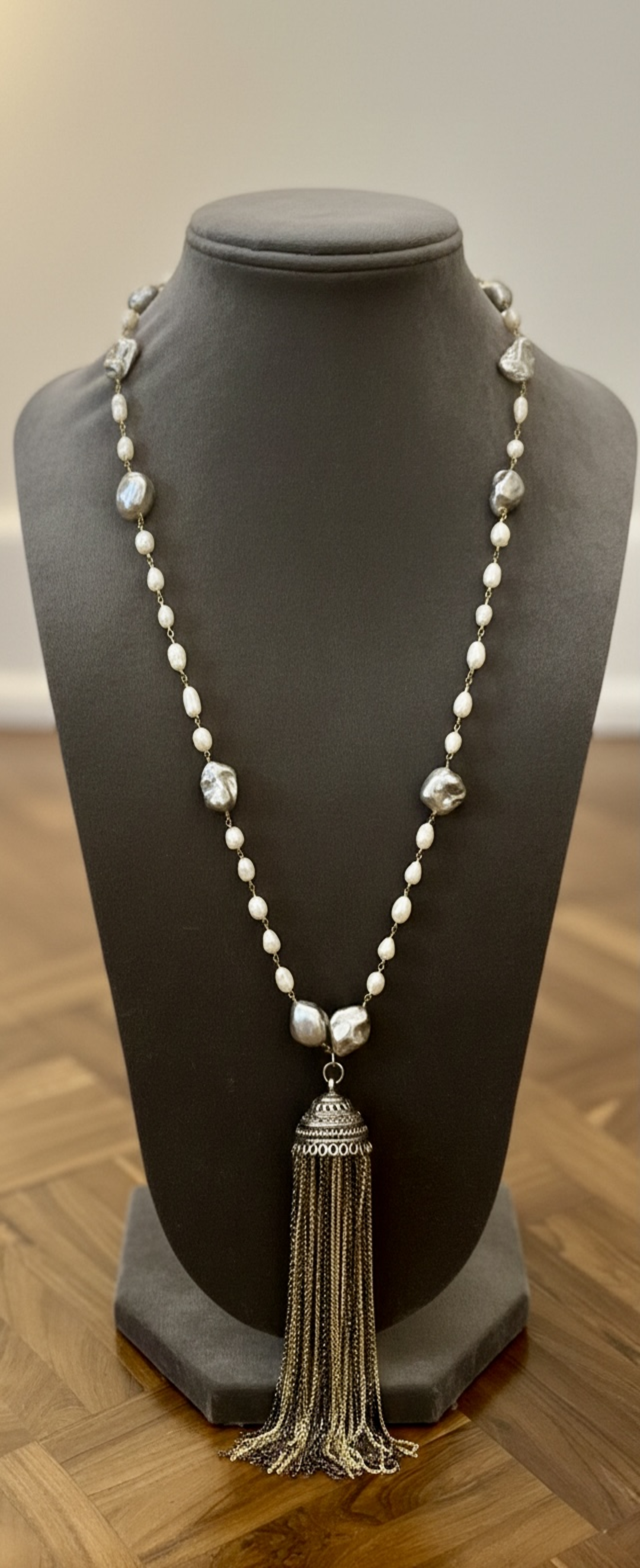Jhumka Tassel Necklace