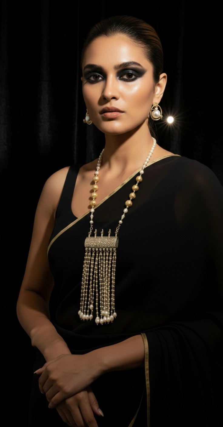 Pearl Waterfall Tassel Necklace