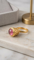 Basket-Set Ring (Rose)