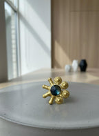 Labradorite Sunburst Ring