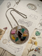 Mosaic Pendant Necklace