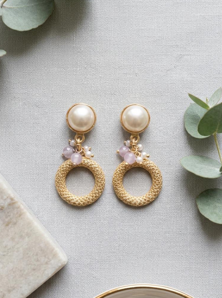 Charm Hoop Earrings