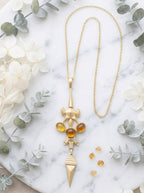Sculptural Gold Pendant Necklace