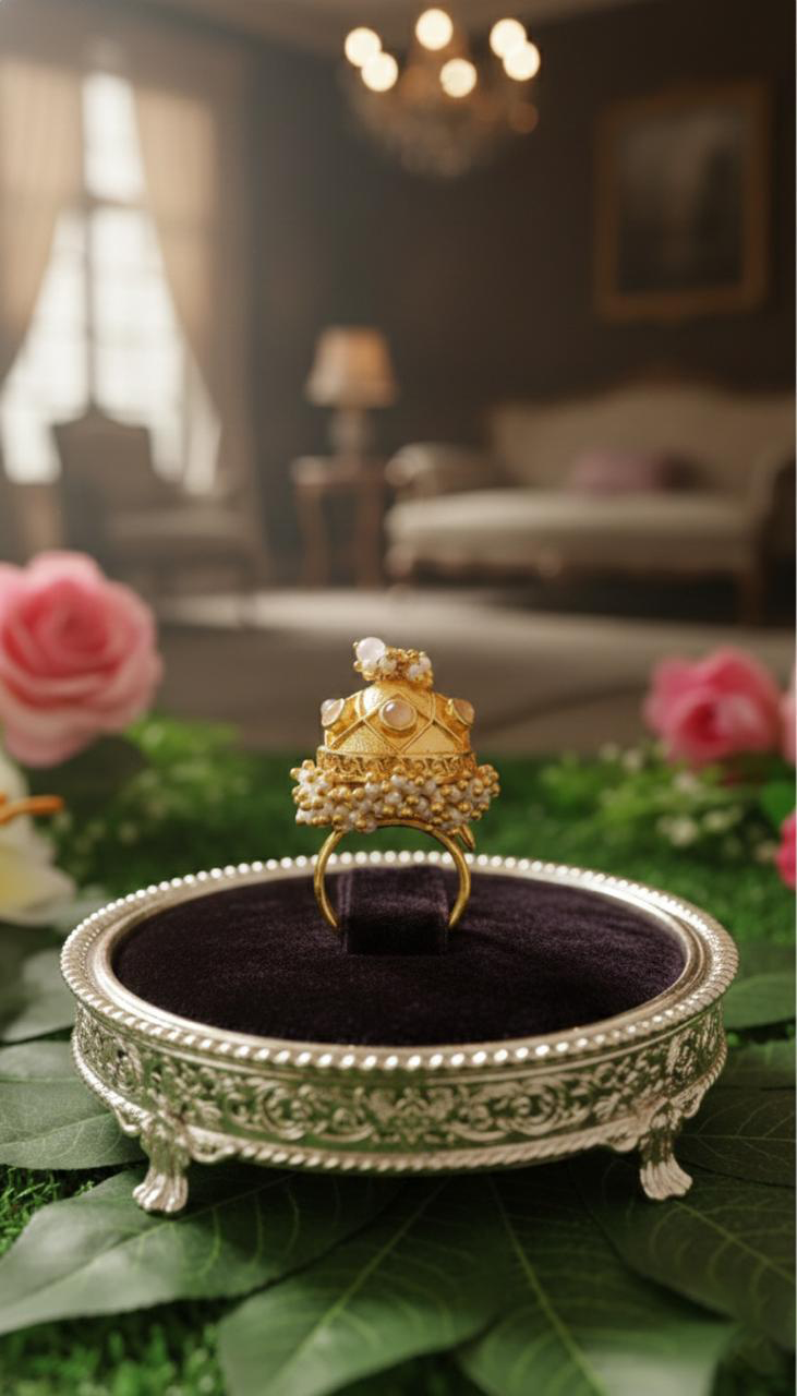 Stylish Pearl Ring